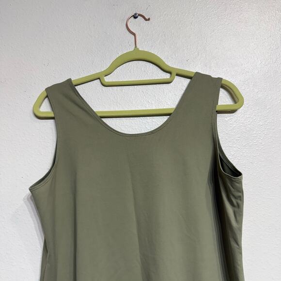 Chico's Green Sleeveless Fitted Cami Sz 2/L - Picture 7 of 12
